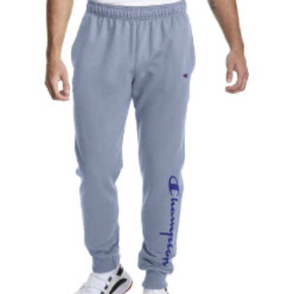 Champion Powerblend Graphic Logo Fleece Joggers  - Size: Small - New with Tag - Picture 1 of 6